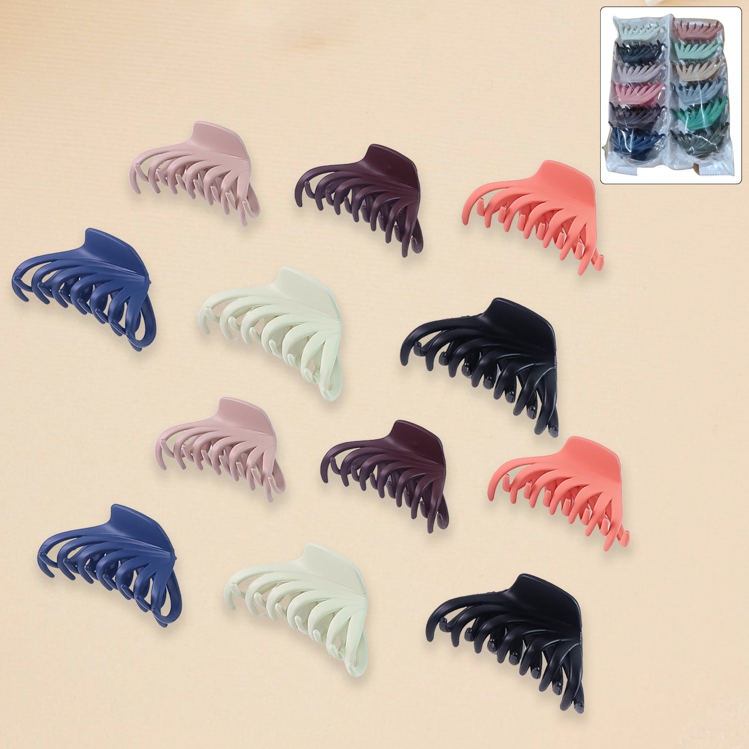 Classic Hair Claw Clips Set Classic Hair Claw Clips Set